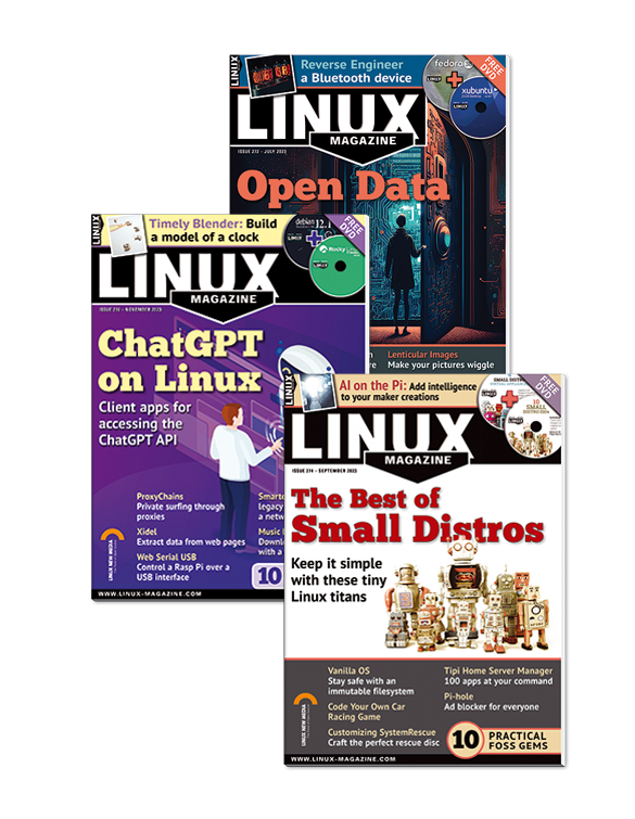 Linux Magazine 2023 - Digital Issue Archive