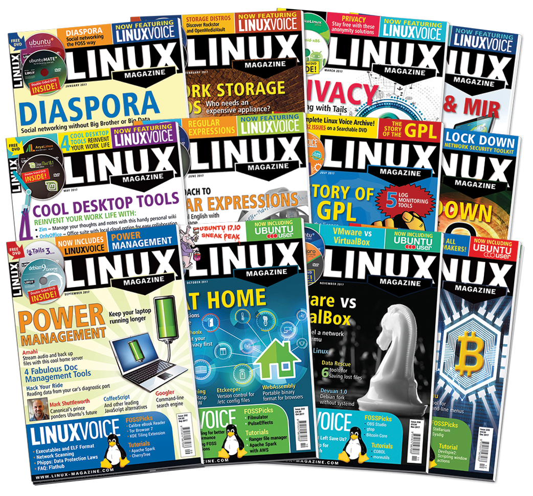 Linux Magazine 2017 - Digital Issue Archive