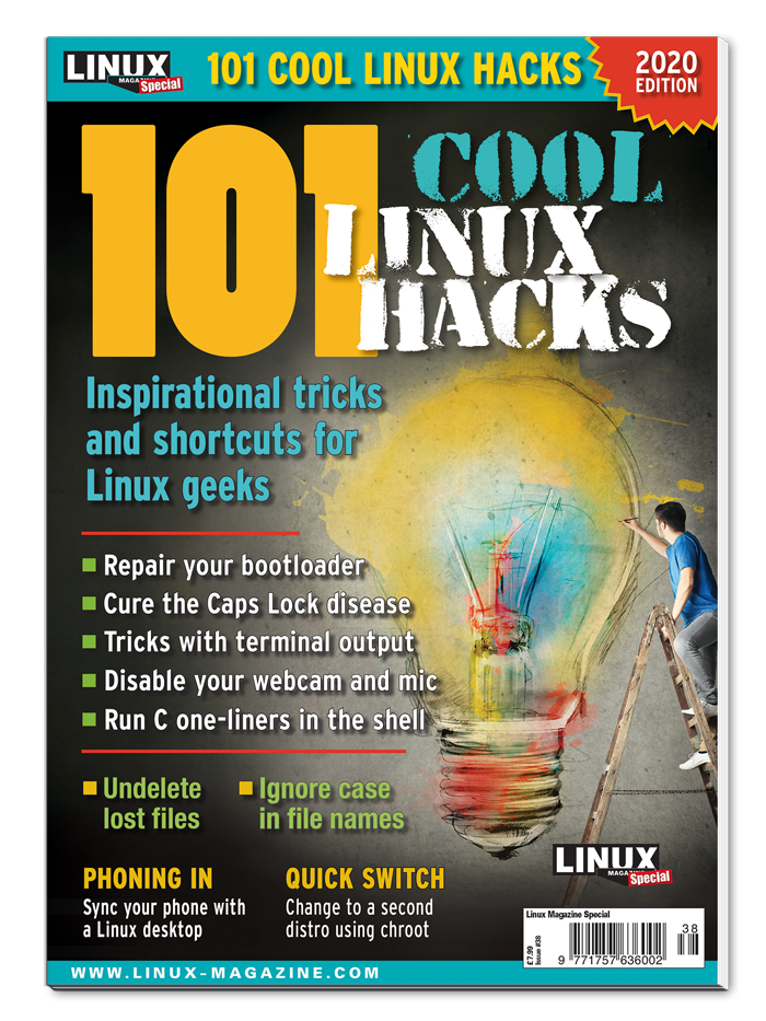 101 Cool Linux Hacks, 2020 Edition - Special Edition #38 - Print Issue
