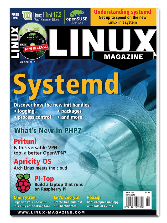 Linux Magazine #184 - Print Issue